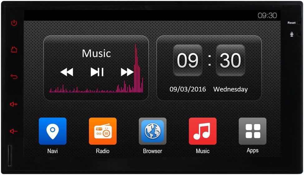 Ownice Car Radio Double Din Stereo In Dash GPS Sat Nav Universal Head Unit Car DVD Player Navigation Android 4.4 Multimedia System AM/FM support Steering Wheel Control BT SD USB AV-IN 3G Wifi DVR 1080P DAB+ TPMS