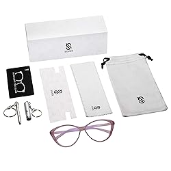 SOJOS Oversized Cateye Blue Light Blocking Glasses