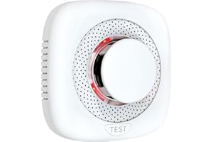 SHYEEH Smoke Detector, Fire Alarms Smoke Detectors, Smoke Alarm Battery Powered, Portable Smoke Detectors with LED Indicator, MY-S05, 1 Pack