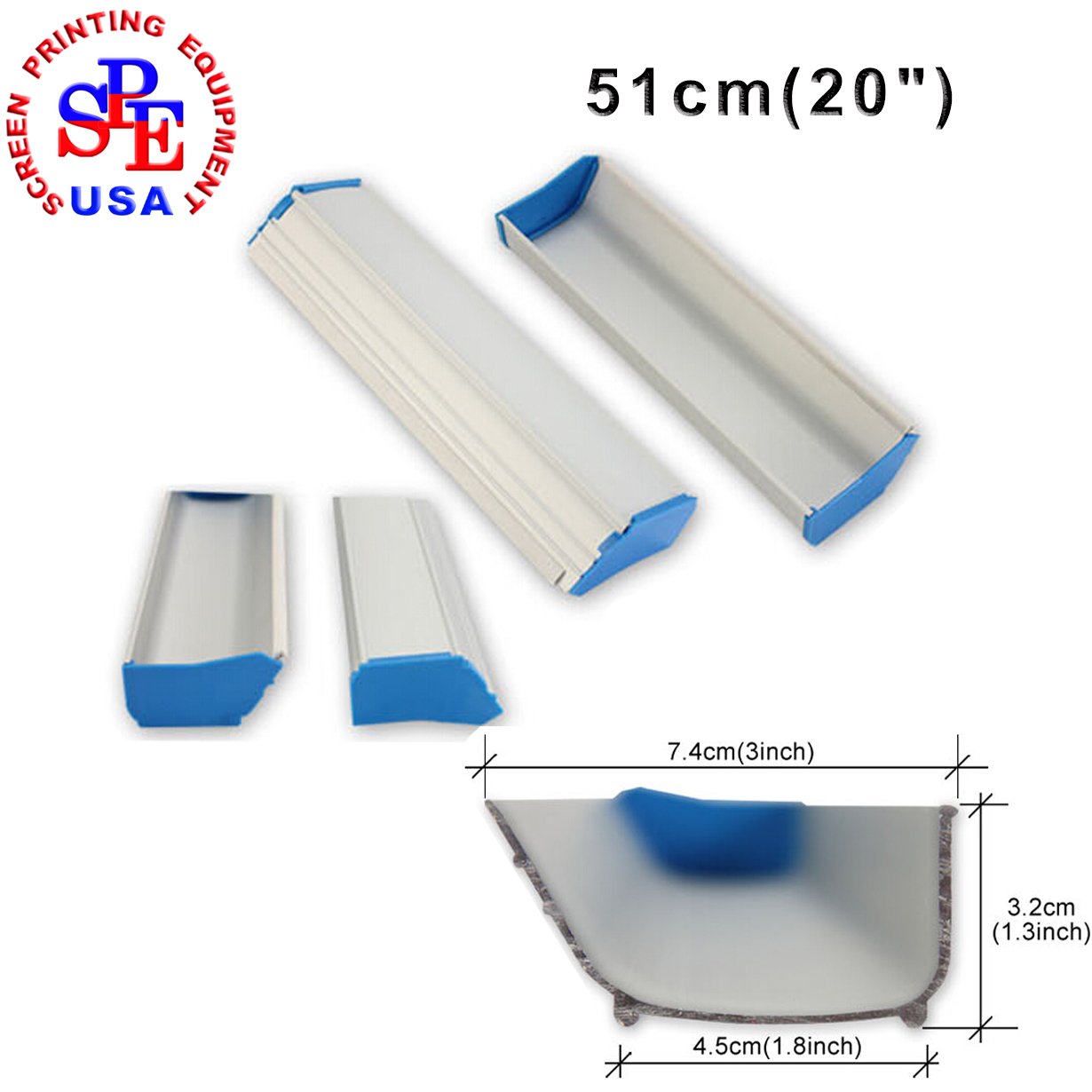 Emulsion Scoop Coater Silk Screen Printing Aluminum Coating Tools DIY