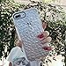 KERZZIL Compatible with iPhone 8 Plus/7 Plus Case, Hybrid Clear TPU Diamond Pattern Case Cover with Drop Protection Designed(White)