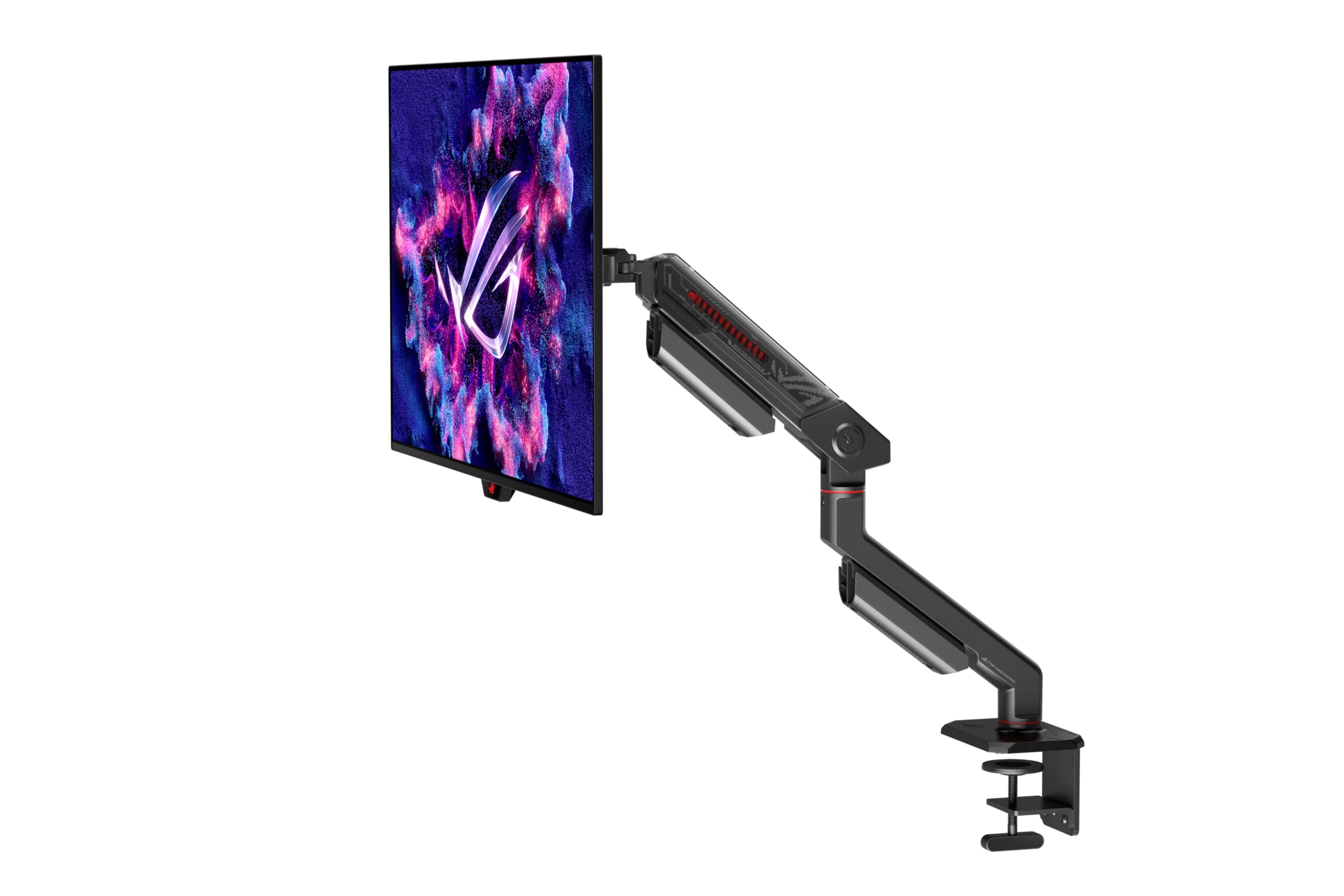 ASUS ROG Swift 27” (26.5” viewable) 1440P OLED DSC Gaming Monitor (PG27AQDM-R) - QHD (2560x1440) 240Hz, 0.03ms, G-SYNC Compatible, 99% DCI-P3, True 10-bit, Monitor Arm Included, 3 yr Warranty