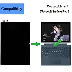 LCD Display Compatible with Microsoft Surface Pro 5