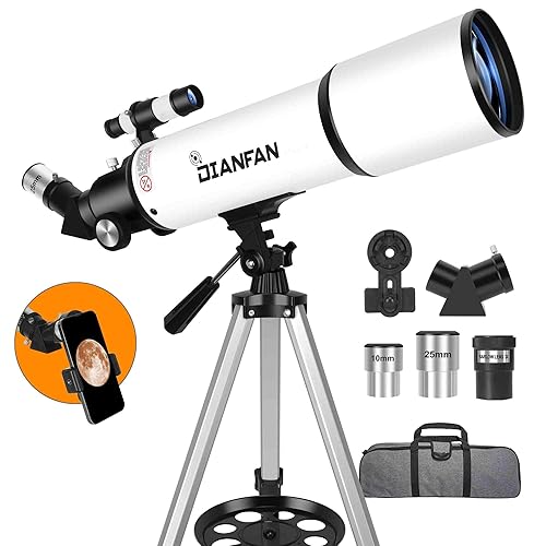 Telescope,Telescope for Adults High Powered 80mm Aperture 600mm