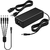 12V 10A 120W Power Supply Adapter AC110-240V to DC12V10A Max120W Power Supply Adapter Converter with 5.5x2.1mm DC Output Jack for WS2815 WS2811 5050 3528 5630 FOB COB etc LED Strip Module Light