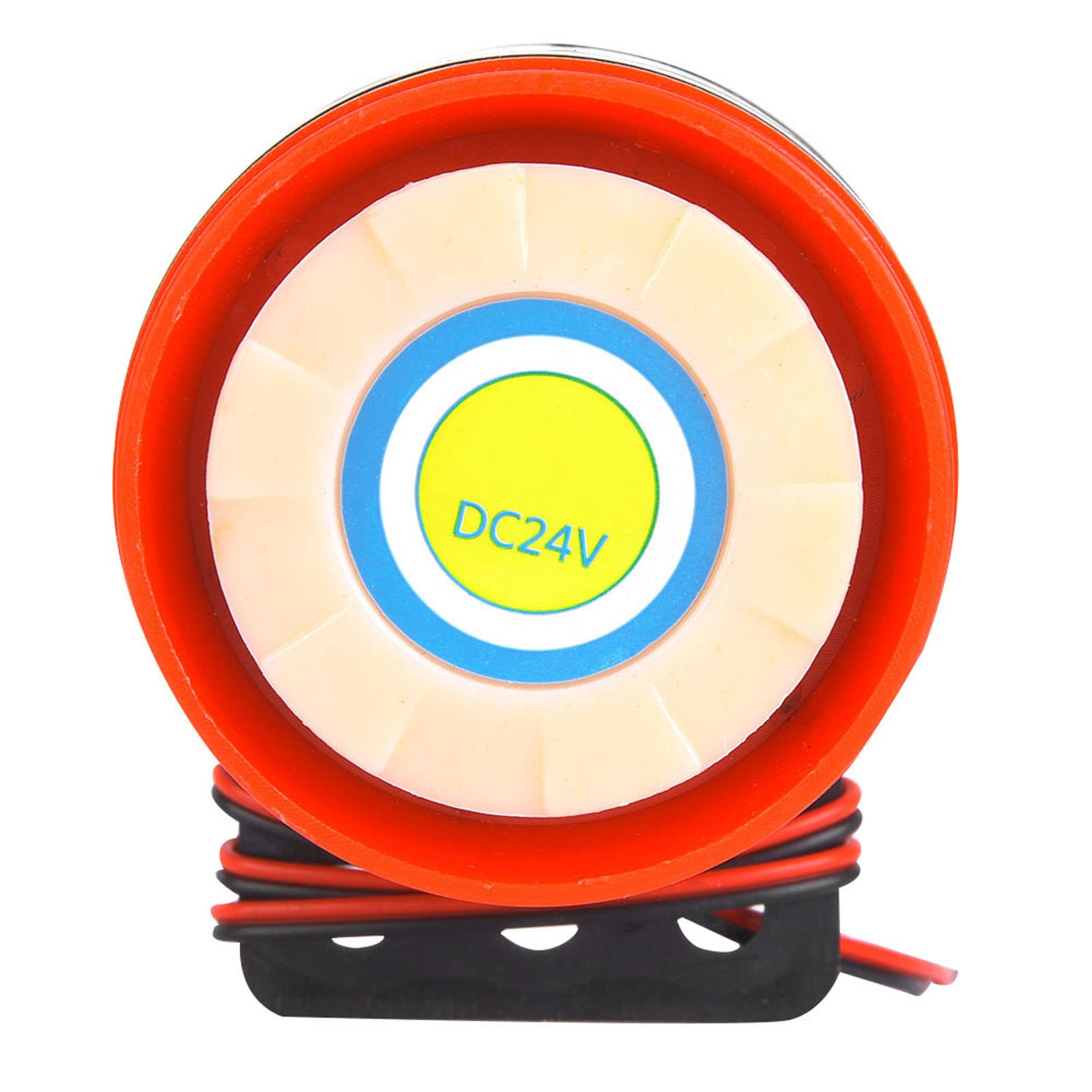 ViaGasaFamido 110dB Electronic Buzzer, DC Piezo Electronic Buzzer, 24V Buzzer, Fire Disaster Alarm Active Buzzer with Wire Lead for DIY Electronics