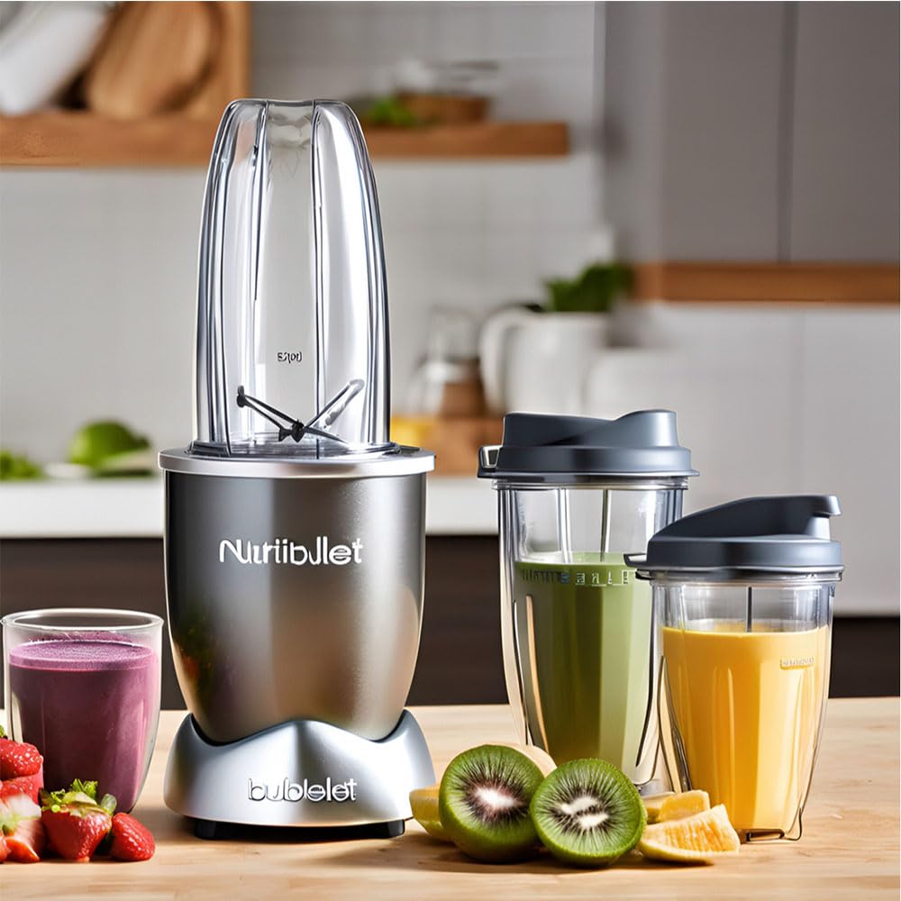 2-pack Replacement Parts Upgrade 32oz& 24oz Cups with 2-pack Flip-Top To-Go-Lid Compatible with NutriBullet 600w/900w Blender Accessory