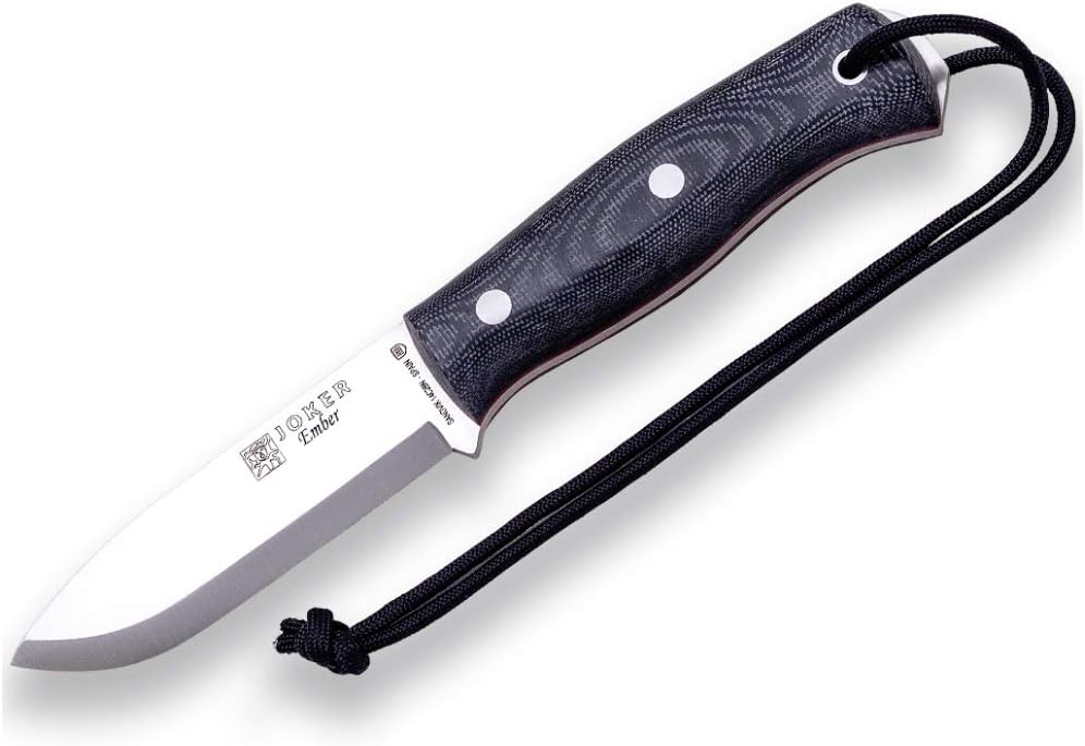 Joker Survival Knife Ember Scandi CM122, 4.13 inches Blade