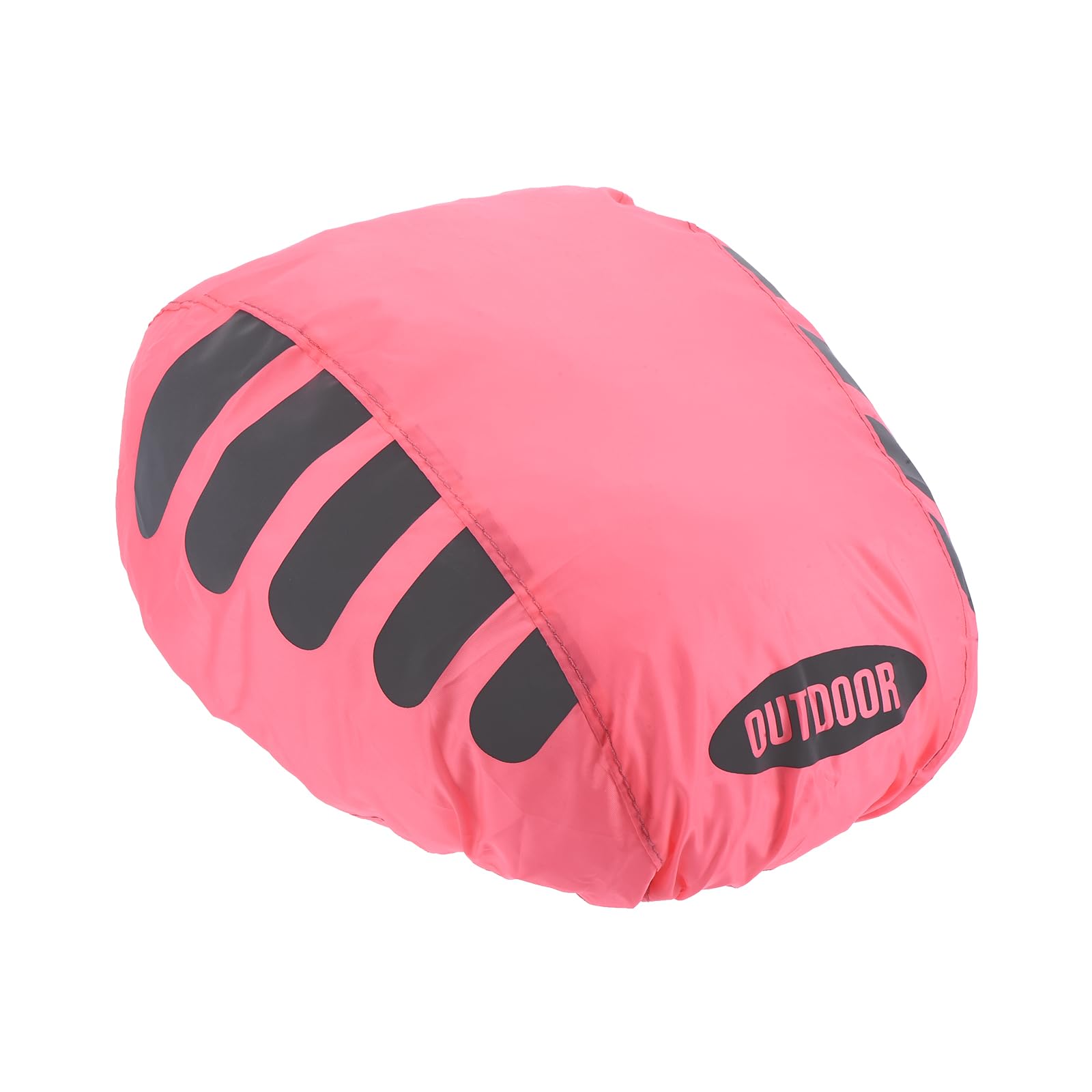 PATIKIL Cycling Bicycle Helmet Cover, Motorcycle Helmet Rain Covers Ride Gear Helmet Cover with Reflective Strip for Road Cycling, Pink
