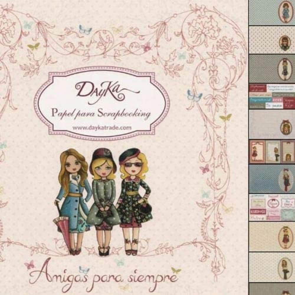 Dayka Trade Scrapbooking Kit, Paper, Multi-Colour, One Size