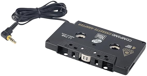 Q-Sonic Cassetten Adapter: CD/MP3-Kassetten-Adapter für Kfz-Betrieb (Kfz Kassettenadapter)