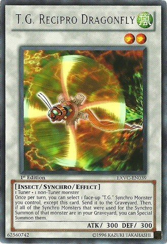 Yu-Gi-Oh! - T.G. Recipro Dragonfly (EXVC-EN039) - Extreme Victory - 1st Edition - Rare