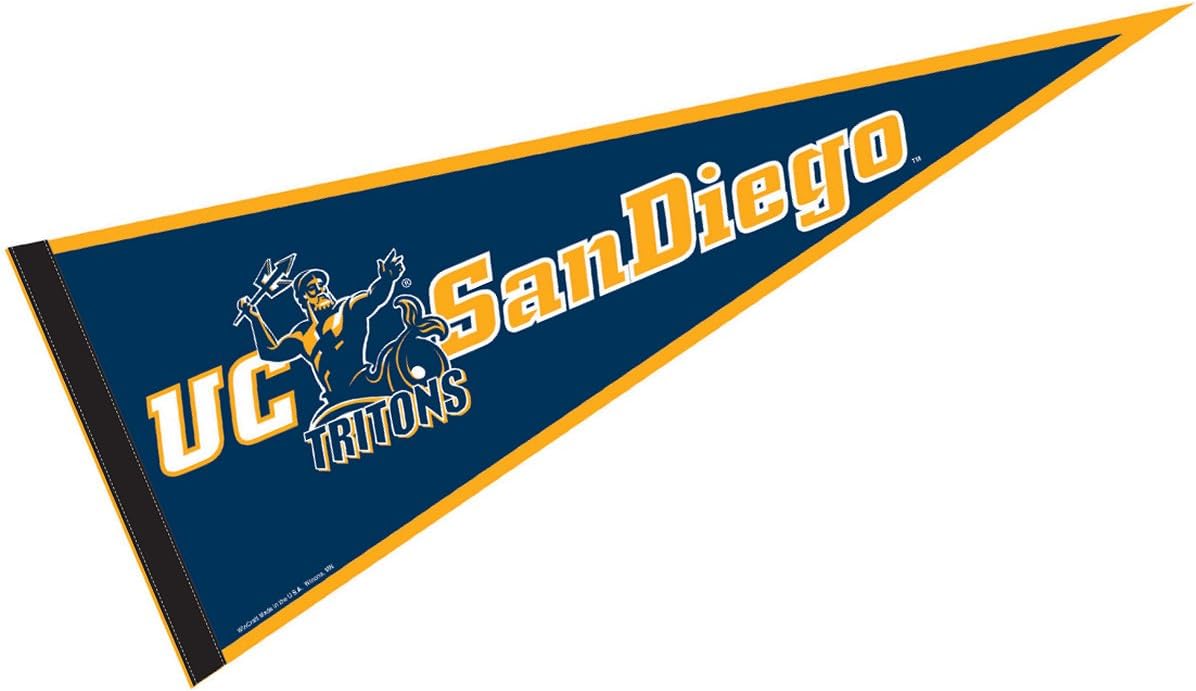 Amazon.com : College Flags & Banners Co. UC San Diego Pennant Full Size