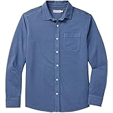 Fair Harbor The Saltaire –– Men's Relaxed Long Sleeve Shirt –– Incredibly Lightweight, Breathable, and Transitional Fabric