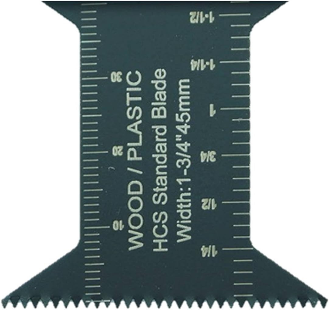 10 x 44mm TopsTools FA44F_10 Fast Fit Wood Cutting Blades Compatible with Dewalt Stanley Black and Decker Bosch Fein (Non-StarLock) Makita Milwaukee Hitachi Parkside Ryobi Worx Workzone Multitool - Image 3