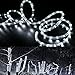 WYZworks 108LEDs, 10ft LED Outside Rope Lights, Waterproof Permanent Outdoor ETL Certified Connectable Clear Tube, Christmas Palm Tree Holiday Decorative Landscape Patio Accent Lighting - Cool White