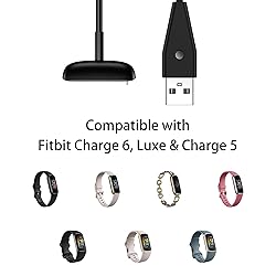 Mixblu Charger Cord Replacement for Fitbit Charge