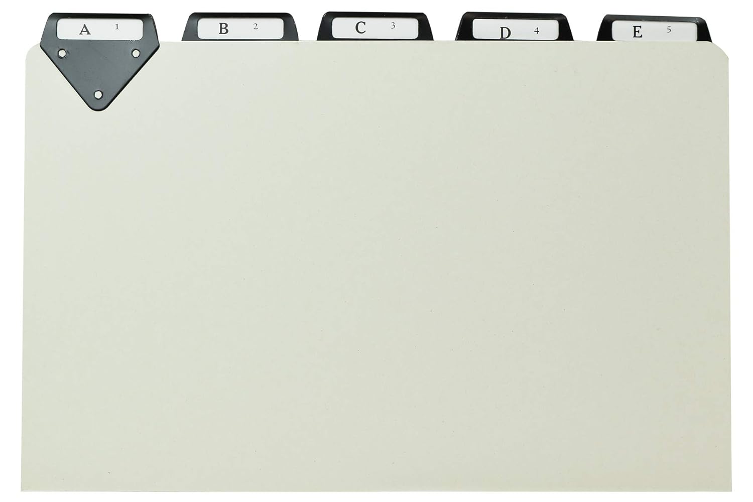 AMZfiling Pressboard Alphabetical File Guides with Metal