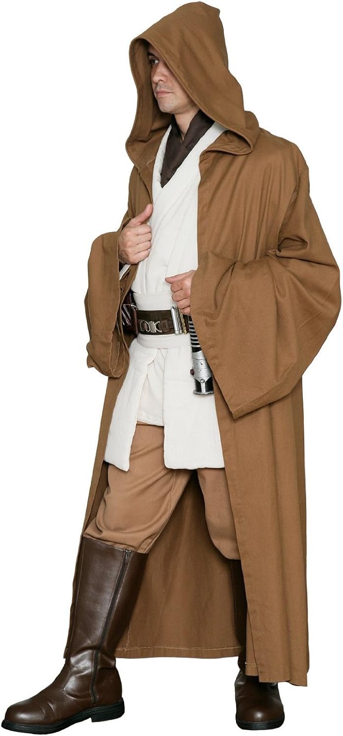 Star Wars Jedi Knight Jedi ROBE ONLY Light Brown Replica Star Wars