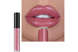 KAMOJI 12 Color Cream Lip Gloss, Non-Stick to Cup, Waterproof, Non-Fading, Long-Lasting Moisturizing Velvet Lip Lipstick (05#, 9.99 / Fl Oz)