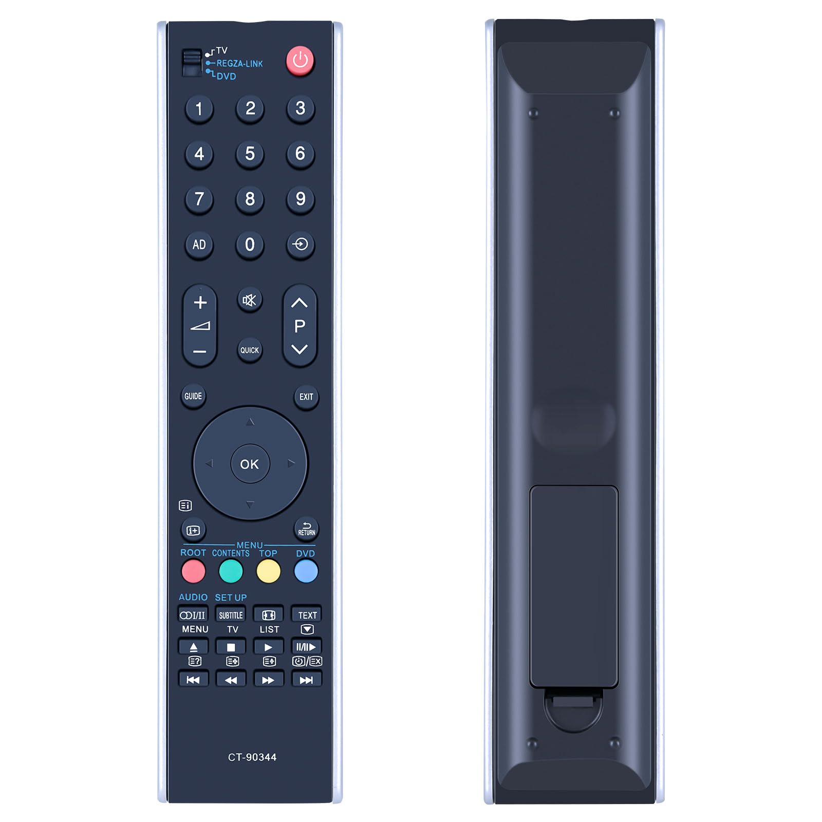 GOUYESHO New CT-90344 Remote Control Replacement apply to Toshiba Smart TV 32MV732 32RV733 32RV733F 32XV733G 37MV732 37XV733 40MV732 40RV733F 46MV732 46MV732G 46XV733 46XV733F