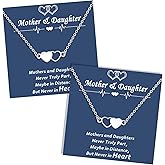 GBTBYS Mother Daughter Necklace/Grandma Granddaughter/Sister Necklaces Set for Mom Daughter Big Sis Little Sis Valentines Day Gifts Birthday Jewelry