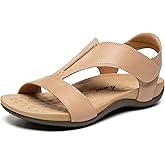 Athlefit Orthopedic Sandals for Women Comfortable Beach Orthotic Sandals with Arch Support