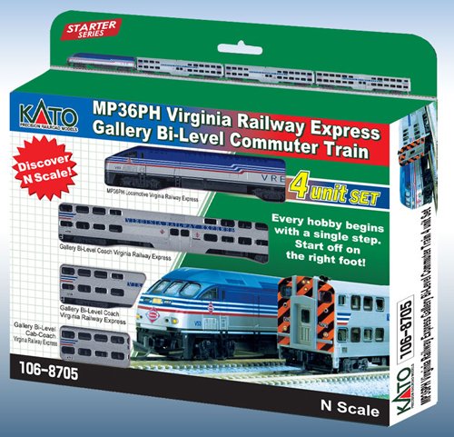 Kato usa model train products mpi mp36ph virginia railw…