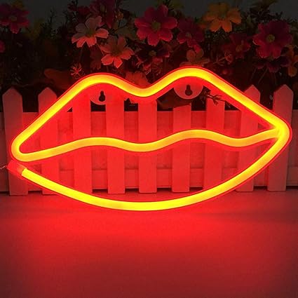 led lips en forma de letreros de neon arte romantico luces decorativas decoracion de la pared para studio party habitacion de los ninos sala de estar