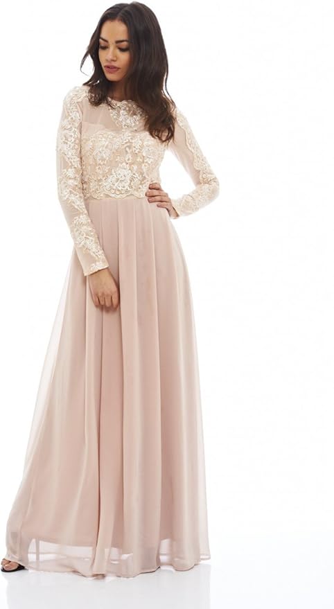 lyndsie lace maxi dress