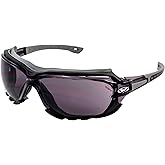 Global Vision Padded Motorcycle Sport Sunglasses Octane Gray smoke Lens