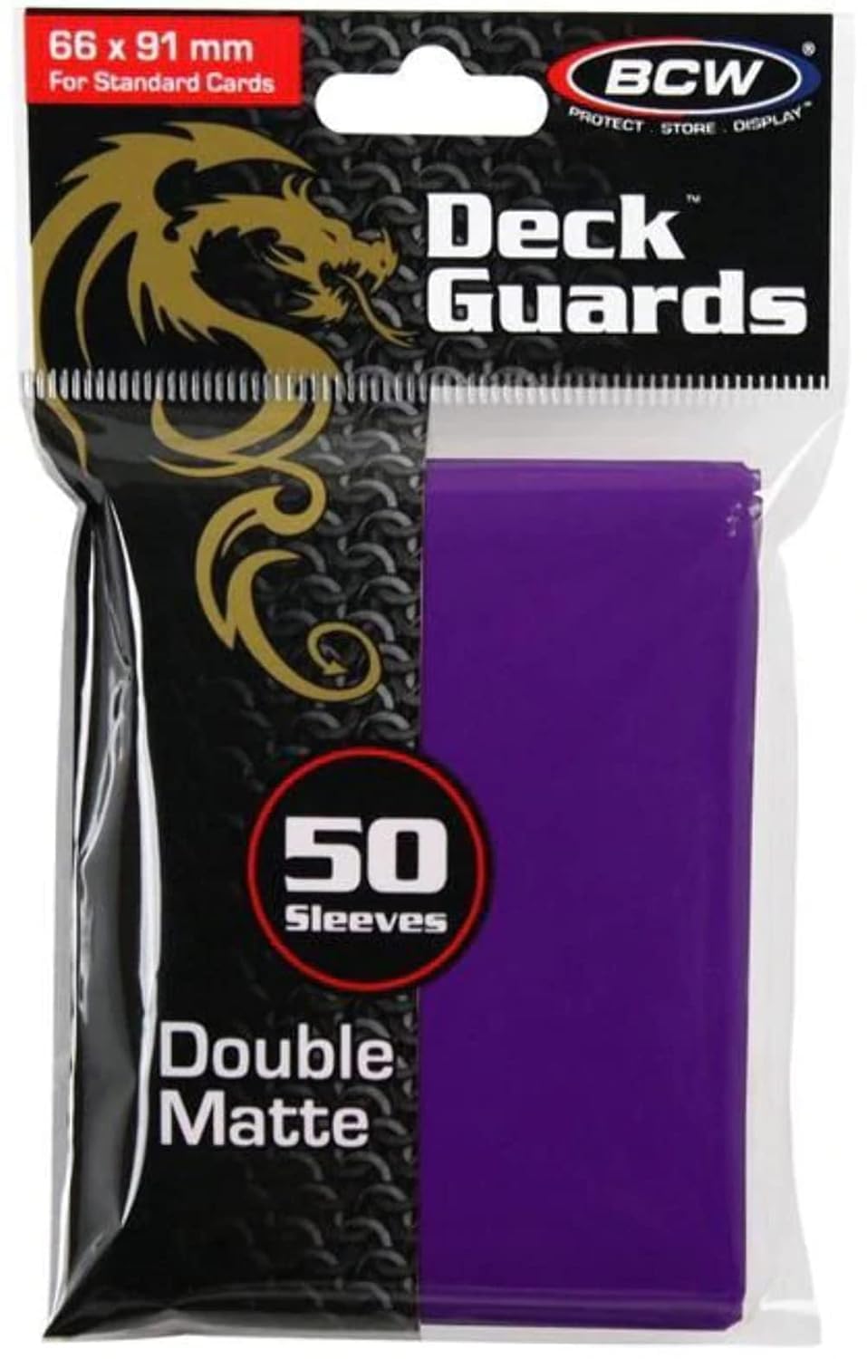 BCW 1-DGM-PUR Deck Guard - Matte - Purple