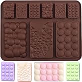 EPYHREHM Break Apart Silicone Chocolate Molds For Chocolate Bar Protein Energy Bar
