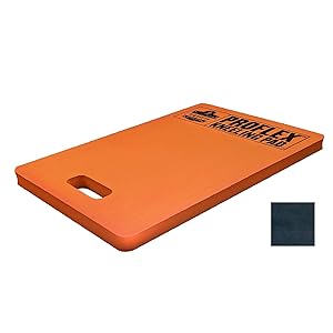 Ergodyne ProFlex 380 Kneeling Pad, Foam Knee Cushion, Water Resistant Kneeling Mat, 14" x 21" x 1", Orange, Standard