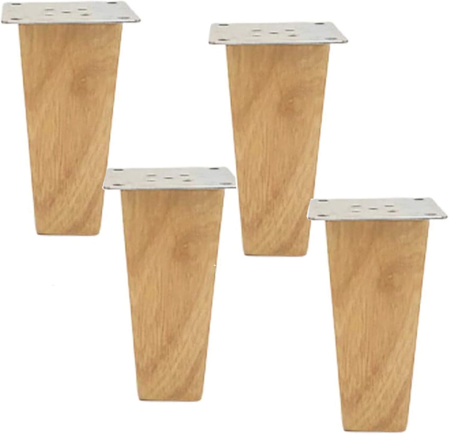 Solid Wood Sofa Legs, Reliable Wooden Furniture Legs, Square Tapered