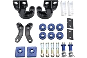 DUZFOREI M134708R M134708L Lower Hood Pivot Kit & Hood Hinge Pivot Bolt Bushing Bracket Kit Replacement for Peterbilt 377 378