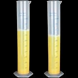 2Pack 1000ml Plastic Graduated Cylinder, 2-Sided