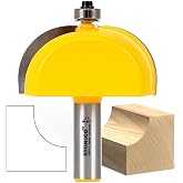 YONICO Cove Router Bits Edge Forming 1-Inch Radius 1/2-Inch Shank 13160