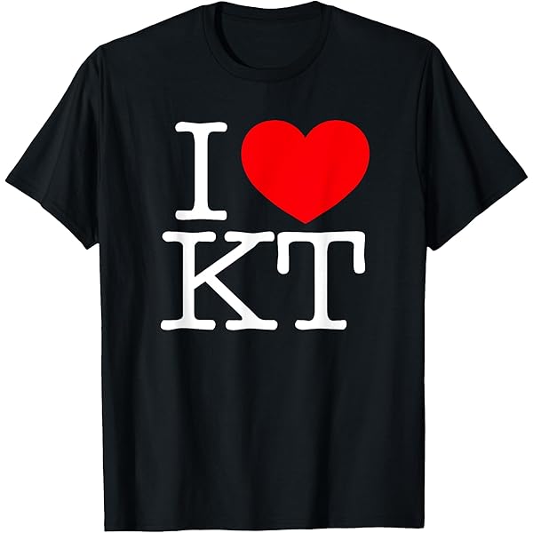 Amazon.com: I Love (Heart) KK T-Shirt : Clothing, Shoes
