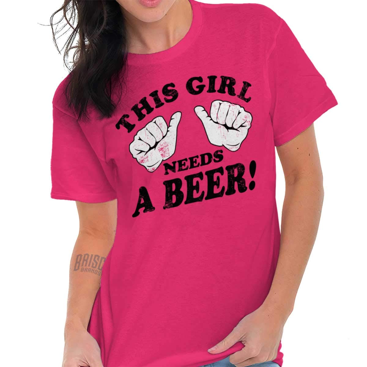 This Girl Needs A Beer Funny Drinking Party T Shirt Tee 8248 Kitilan