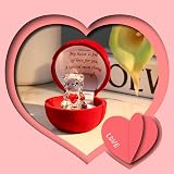 ERWEI Crystal Bear Gift Box for Mum Crystal Figurine 6cm Mom Gift view 5