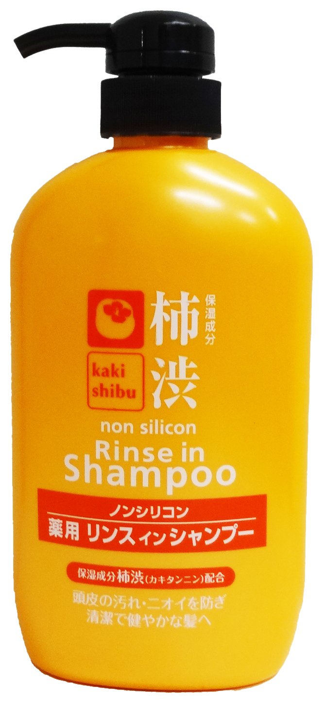 Kumano Persimmon Rise in Shampoo Bottle, 600ml