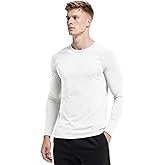Silenroar Men Base Layer Top Thermal, Crewneck Undershirt Athletic Long Sleeve Shirt Dry Fit Running Tshirt Hunting T-Shirts