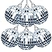 Ivenf 6 Pcs Mirror Ball 2 inch, 70's Disco Party Decoration, Christmas Tree Wedding Birthday Party Ornaments