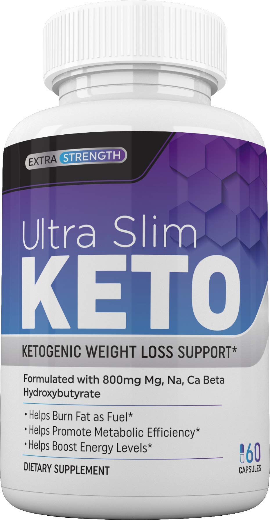 Ultra Slim Keto Pills Weight Loss Burn Fat Fast Boost Energy and Metabolism B