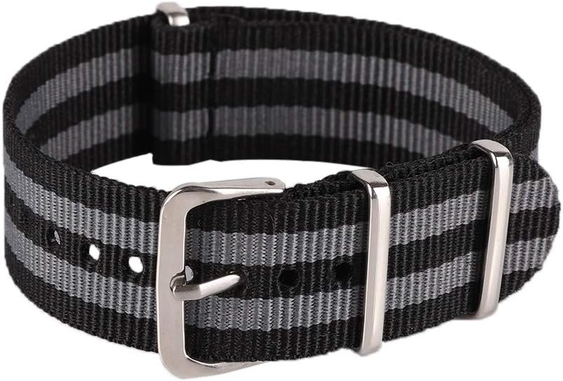Qlans Nylon Watch Band Strap- Quick Release,Waterproof, Breathable, Dust-proof - 18mm,20mm,22mm(13 Colors)