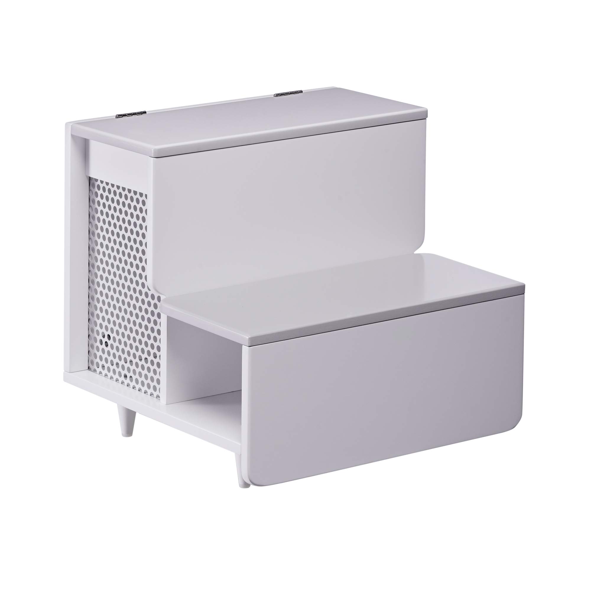 Staart Esker Wooden Pet Steps Stairs Ramp Ladder Cat Dog Alpine White Small ST-H400022