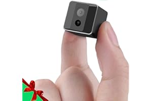 ehomful HD 1080P Portable Small Nanny Cam with Night Vision,Wireless Mini Spy Camera Body Cam Surveillance Cameras for Home Security Indoor/Outdoor Small Security Camera No WiFi Needed