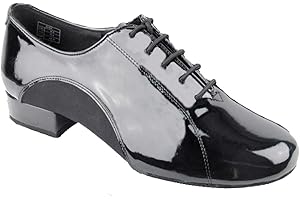 Mens Ballroom Dance Shoes Standard & Smooth Tango Wedding Salsa Shoes CD9317EB-Very Fine Dance Shoes 1" [Bundle of 5]