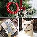 CEWOR Jingle Bells Colorful Christmas Metal Bells Craft for Festival Decoration DIY Charms Jewelry Making (Colorful)